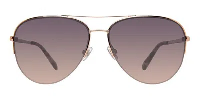 Fossil Fos 3137/g/s Au2/ff Women's Sunglasses Gold Size 58 In Red Gold