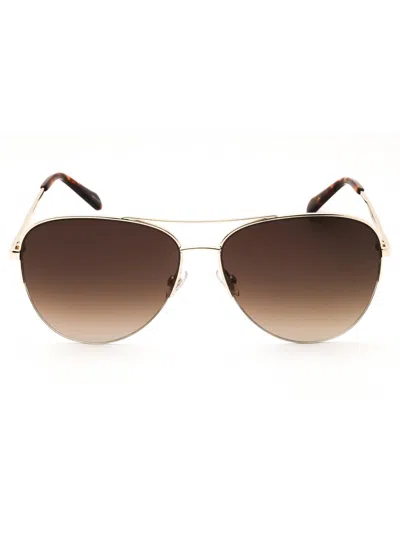 Fossil Fos 3137/g/s Sunglasses In Gldbrwhvn/brown Sf