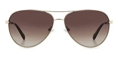 Fossil Fos 3141/g/s Asian Fit 3yg/ha Women's Sunglasses Gold Size 59