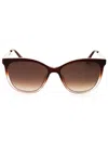 Fossil Gradient-effect Rectangle-frame Sunglasses In Multi