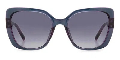 Fossil Fos 3143/s Pjp/9o Women's Sunglasses Blue Size 55