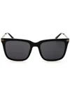 Fossil Fos3152gs Rectangular Black Frame Sunglasses In Black