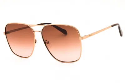 Fossil Fos 3154/g/s 0au2 M2 Red Gold/brown Pink Gradient In Orange