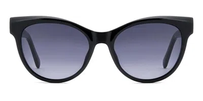 Fossil Fos 3172/s 807/9o Occhiali Da Sole Neri Per Donna In Black