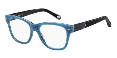 Fossil Fos 6075 Y9u Women's Glasses Blue Size 51 - Free Lenses - Blue Light Block Available