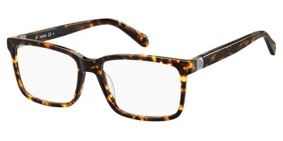 Fossil Fos 7035 086 Men's Glasses Tortoiseshell Size 54 - Free Lenses - Blue Light Block Available