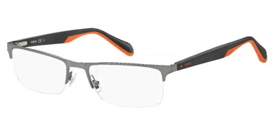 Fossil Fos 7047 R80 Men's Glasses Grey Size 54 - Free Lenses - Blue Light Block Available