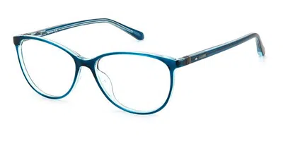 Fossil Fos 7050 Zi9 Women's Glasses Blue Size 54 - Free Lenses - Blue Light Block Available