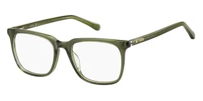 Fossil Fos 7089 0ox Men's Glasses Green Size 50 - Free Lenses - Blue Light Block Available In Transparent Crystal Green