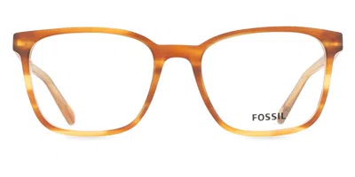 Fossil Fos 7115 Bas Occhiali Da Vista Marroni Per Uomo (solo Montatura) In Brown