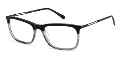 Fossil Fos 7128 08a Men's Glasses Black Size 54 - Free Lenses - Blue Light Block Available In Black Grey