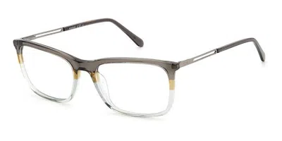Fossil Fos 7128 6c5 Men's Glasses Brown Size 54 - Free Lenses - Blue Light Block Available In Brown Horn