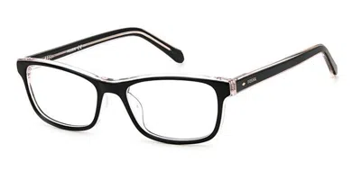 Fossil Fos 7132 807 Women's Glasses Clear Size 50 - Free Lenses - Blue Light Block Available In Clear Black