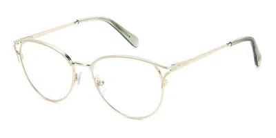 Fossil Fos 7141/g Dld Women's Glasses Green Size 52 - Free Lenses - Blue Light Block Available In Matte Green Gold