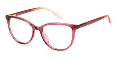 Fossil Fos 7144/g Iy1 Women's Glasses Clear Size 54 - Free Lenses - Blue Light Block Available In Red