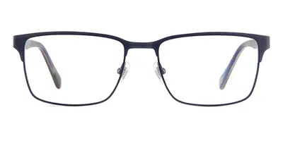 Fossil Fos 7155/g Asian Fit Men's Glasses, Blue, Size 53