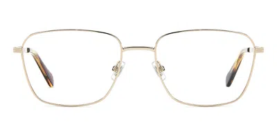 Fossil Fos 7213/g Asian Fit 3ce Men's Glasses Gold Size 56 - Free Lenses - Blue Light Block Available In Gold,striped Brown