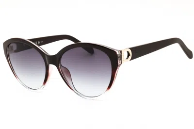 Fossil Fos2146gs Cat-eye Gradient Sunglasses In Black
