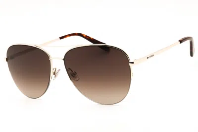 Fossil Fos3137gs Aviator Sunglasses In Brown