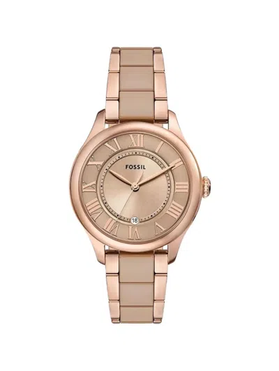 Fossil Gilmore 38mm Watch In Gold