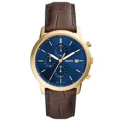 Pre-owned Fossil Gold Men Watch