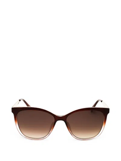 FOSSIL GRADIENT-EFFECT RECTANGLE-FRAME SUNGLASSES