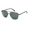 Fossil Green Navigator Men's Sunglasses Fos 3129/g/s 0003/qt 59 In Black