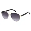 Fossil Grey Gradient Pilot Ladies Sunglasses Fos3150gs 03yg/9o 60 In Blue