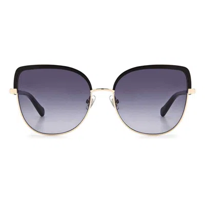 Fossil Grey Shaded Butterfly Ladies Sunglasses Fos 3126/g/s 0003/9o 56 In Purple