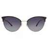 Fossil Grey Shaded Cat Eye Ladies Sunglasses Fos 3133/g/s 0003/9o 55 In Black