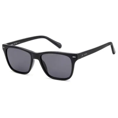 Fossil Grey Square Men's Sunglasses Fos 3149/g/s 0807/ir 54 In Black