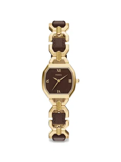 Fossil Harlow 22mm Watch In Brown