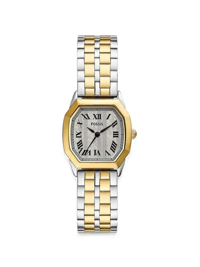 Fossil Harlow 27mm Watch In Gold