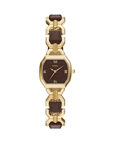 Fossil Harlow Watch, 22mm In Brown