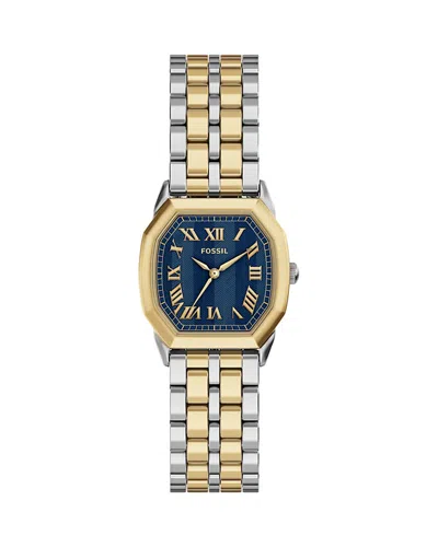 Fossil Harlow Watch, 27mm In Gold