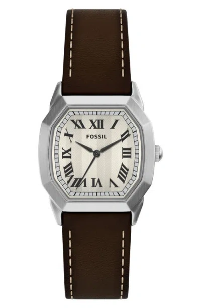 Fossil Harlow Watch, 33mm In Brown
