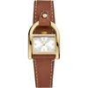 Fossil Harwell East West Leather Strap Watch, 28mm In Multi