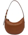 Fossil Harwell Leather Crescent Bag In Medium Brown