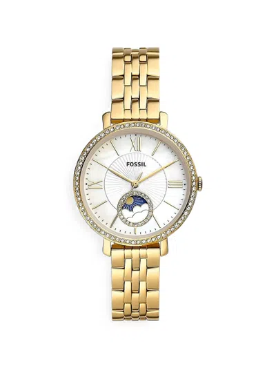 Fossil Jacqueline 36mm Watch In Gold