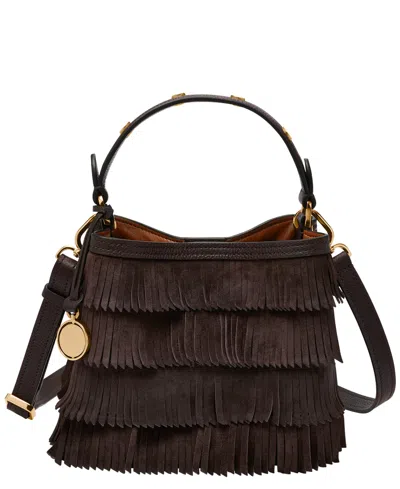 Fossil Jessie Bucket Shoulder Bag In Brown