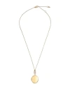 Fossil Jewelry Woman Necklace Gold Size - Stainless Steel, Glass In Gold