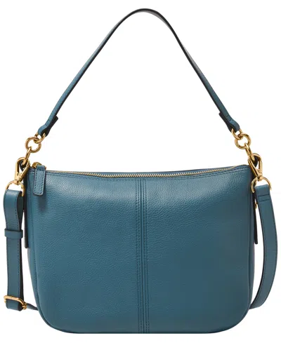 Fossil Jolie Leather Crossbody Bag In Drizzle