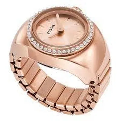 Fossil Ladies' Watch  Watch Ring - Orologio Ad Anello Gbby2 In Pink
