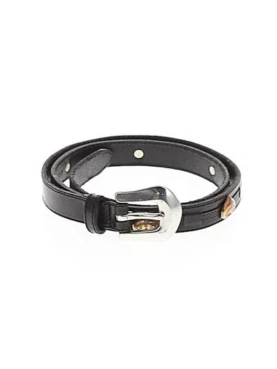 Pre-owned Fossil Leather Belt In Black