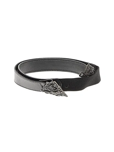 Pre-owned Fossil Leather Belt In Black