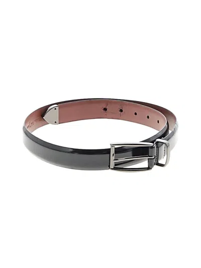 Pre-owned Fossil Leather Belt In Black