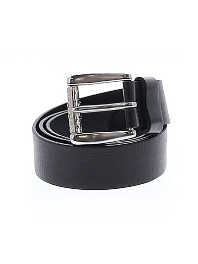 Pre-owned Fossil Leather Belt In Black