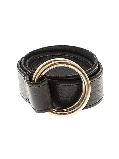 Pre-owned Fossil Leather Belt In Black