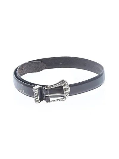 Pre-owned Fossil Leather Belt In Brown