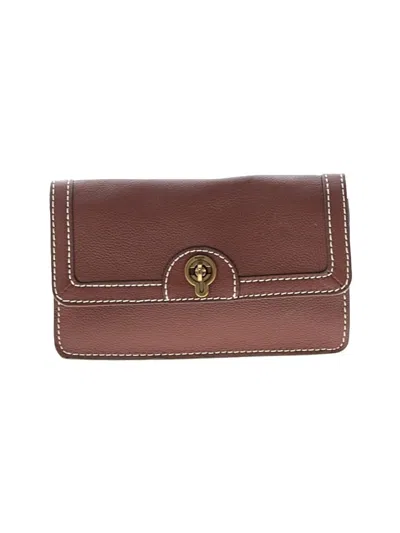 Pre-owned Fossil Leather Crossbody Bag In Brown